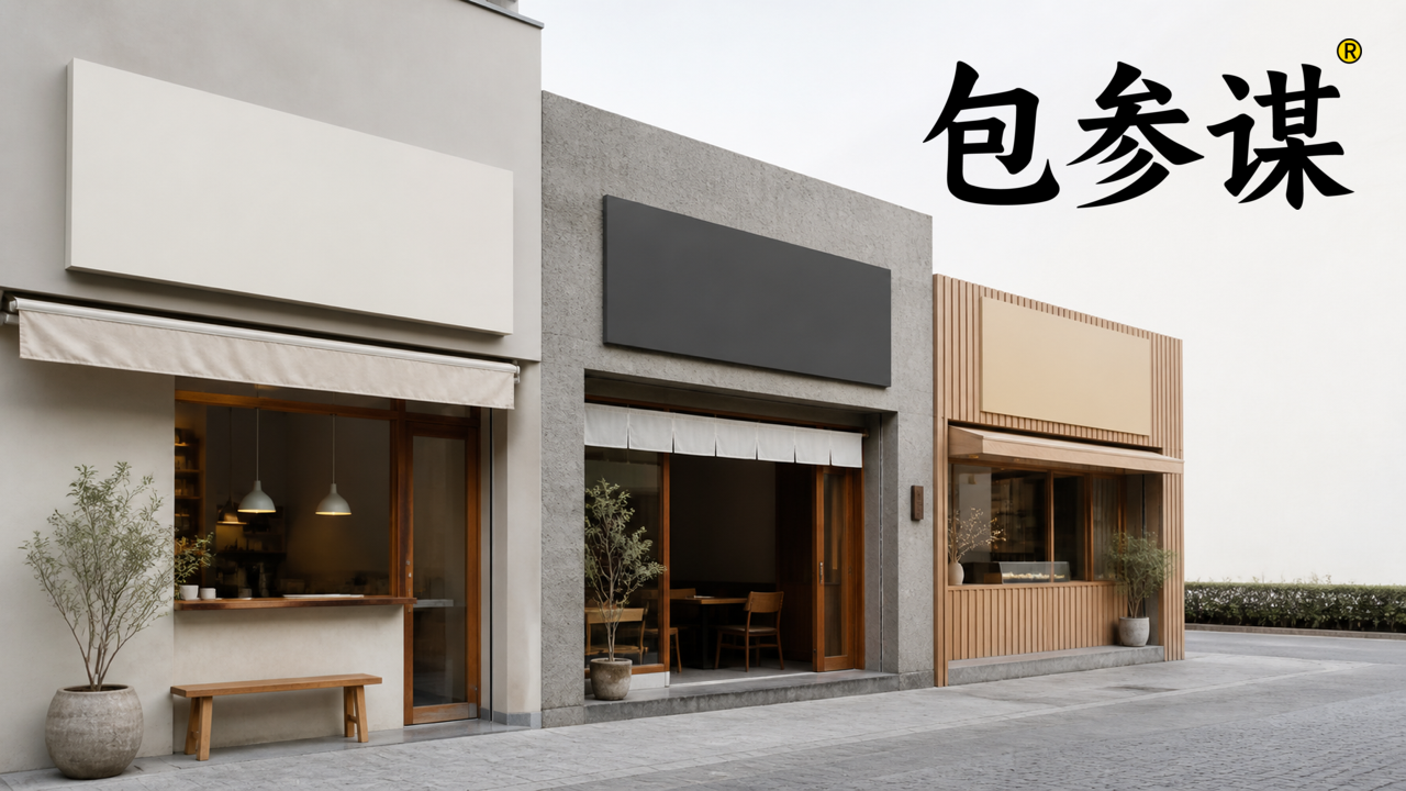 一条街上开了三家同品类，视觉上要不要刻意做区分