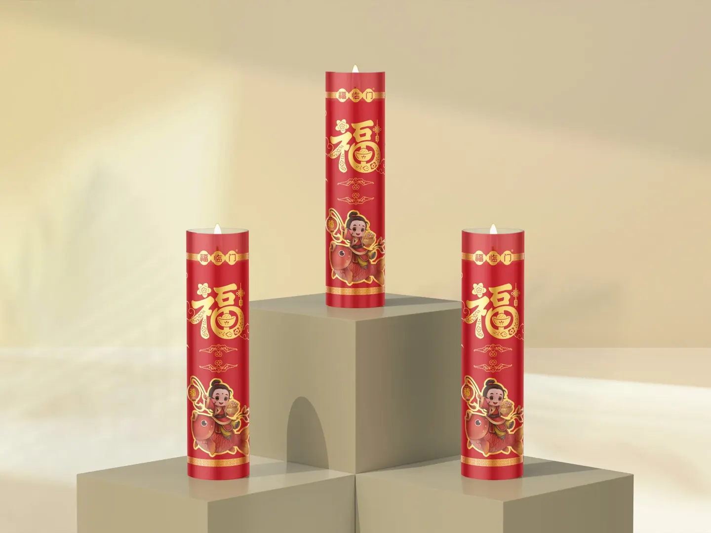福临门香烛 品牌设计作品