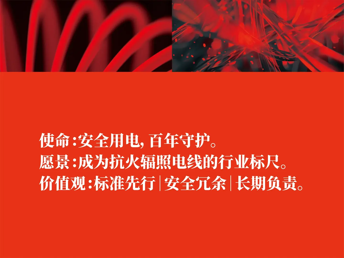 小红尺抗火辐照电线 品牌设计作品