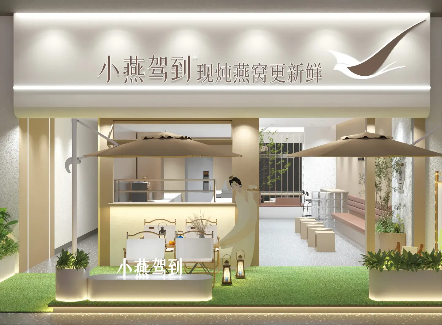 小燕驾到现炖燕窩 品牌设计作品