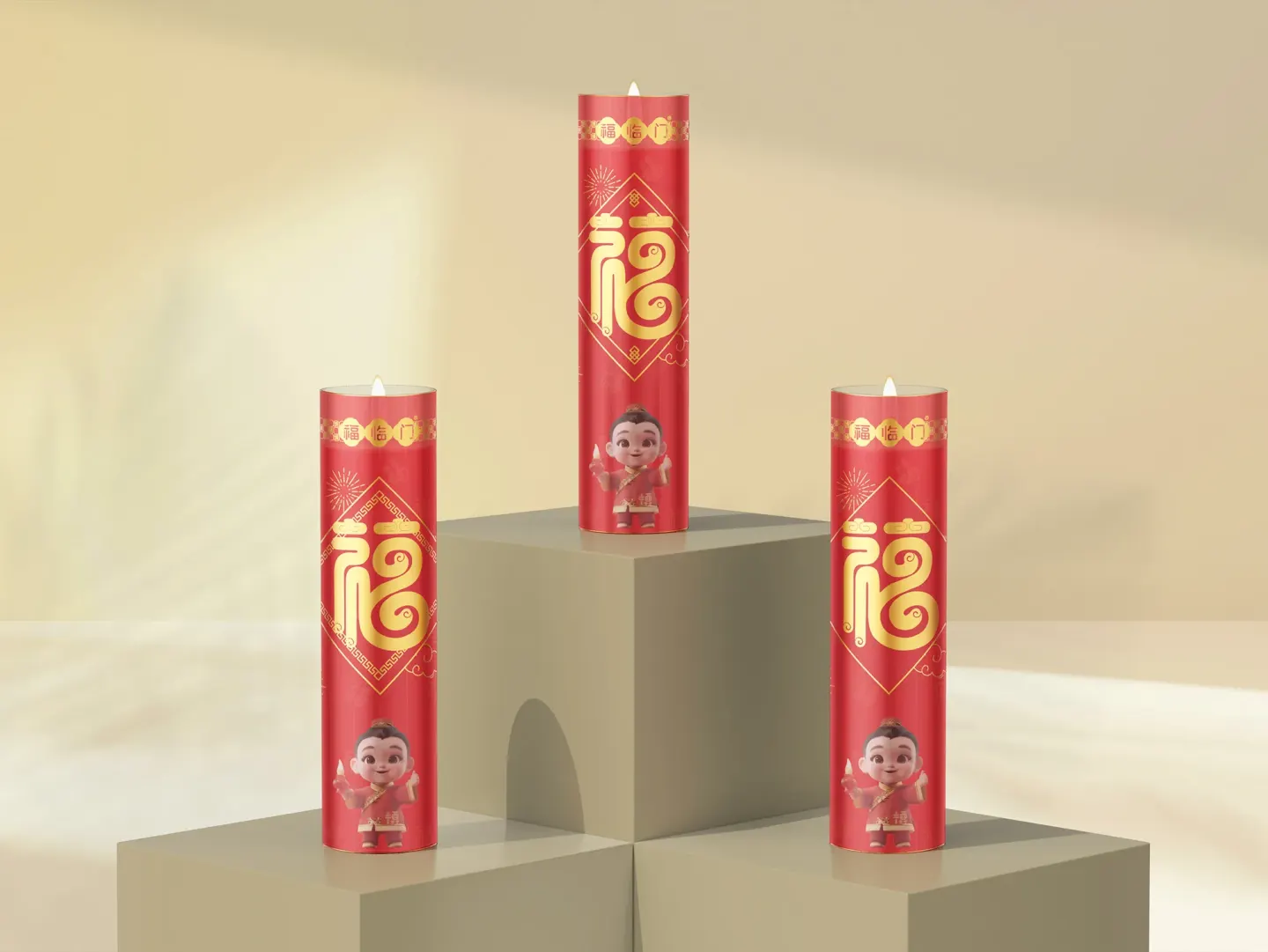 福临门香烛 品牌设计作品