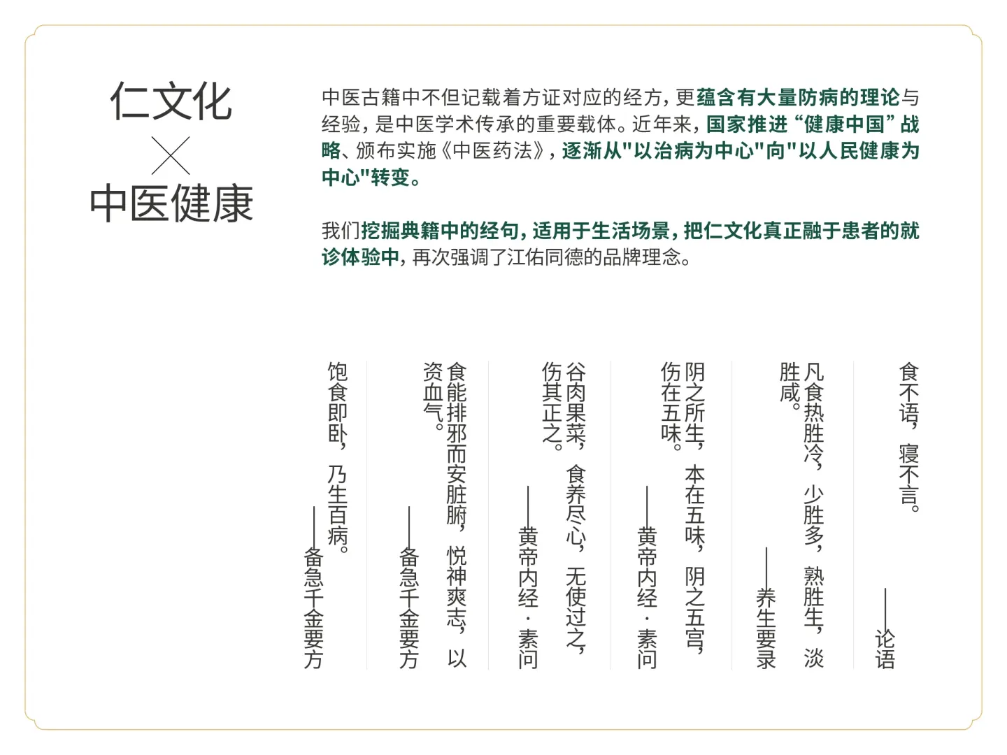 江佑同德中医馆 品牌设计作品